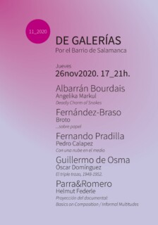 De galerías por el Barrio de Salamanca