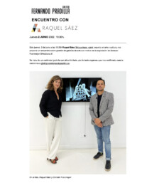 Encuentro con Raquel Sáez y Gonzalo Fuenmayor