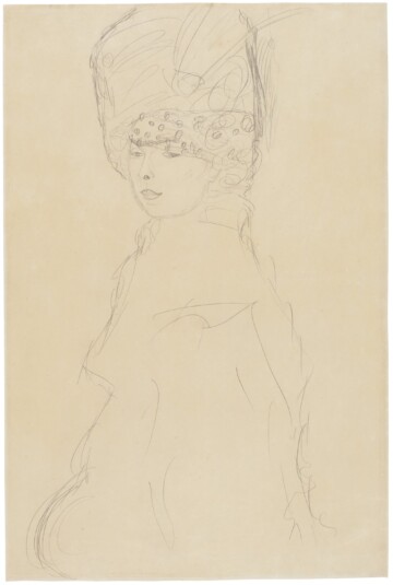 GUSTAV KLIMT: Desnudos y retratos sobre papel