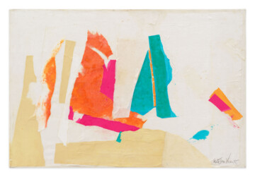 Esteban Vicente. “Vicente pinta un collage”